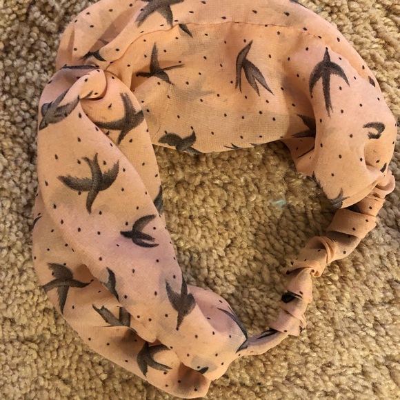 Two Headbands Flowers and Birds - Picture 2 of 4